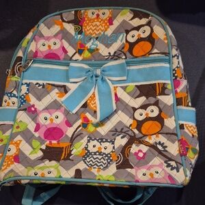 Colorful Owl Print Kids Backpack